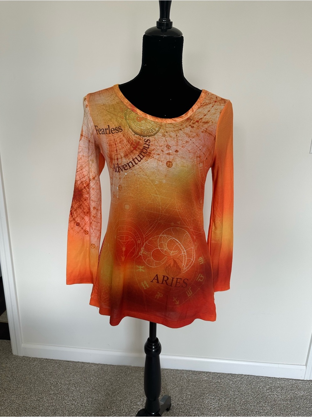 Women’s One World Aries Zodiac 3/4‎ Sleeve Top